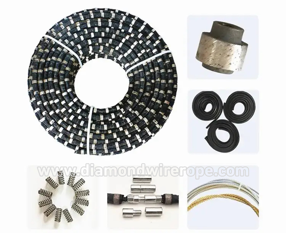 Spring diamond rope wire matiral