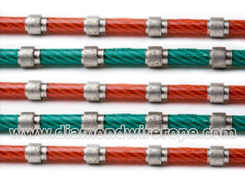 diamond wire rope for profiling granite block